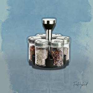 Especiero 360 6 Frascos Inoxidable